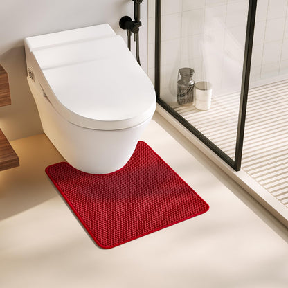 Large Bathroom Rugs Non Slip Washable Bath Rugs Super Absorbent Bathroom Rug Thin Quick Dry Low Pile Bath Mats, Beige 36"x60"