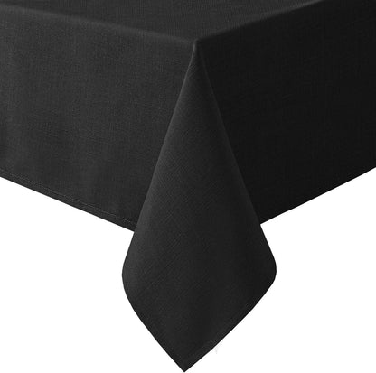 Linen Textured Table Cloths 60 x 120 Inch Premium Solid Tablecloth Spill-Proof Waterproof Table Cover for Dining Buffet Feature Extra Soft and Thick Fabric Wrinkle Free, Taupe